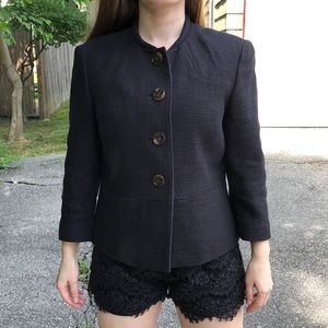 Talbots black cotton jacket